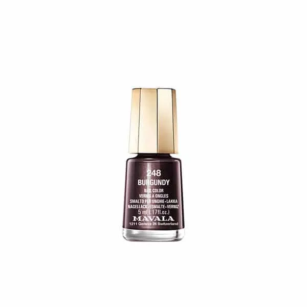 color mavala burgundy